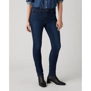 Levi Strauss Women's Mid Rise Stretch Skinny Jeans Size 12 Blue Denim